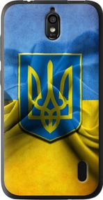 Чехол на Huawei Ascend Y625 Флаг и герб Украины 1 "375u-161-17620"