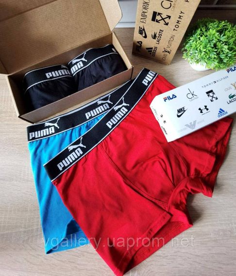 Чоловічі труси Puma, чоловічі боксери Пума, бавовняні труси Пума Преміум якості | Зображення 1