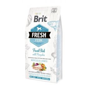 Корм сухий Brit Fresh Fish/Pumpkin Adult Large для дорослих собак великих порід для м язів та суглобів з рибою та гарбузом 2