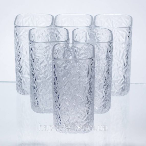 Набор стаканов для напитков Matrix Glass 6 штук по 245 мл HP-17-46