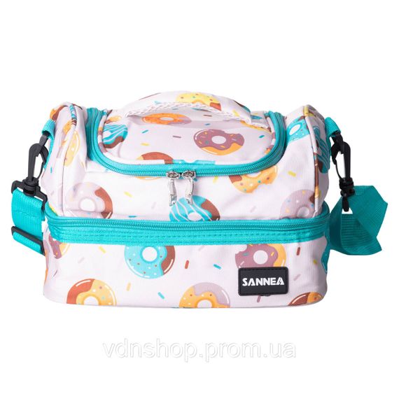 Ланч бег 25×15×15 (см) сумка для їжі в школу термосумка 7 (л) дитяча для ланчу, пікніка Рожевий HP-14-11