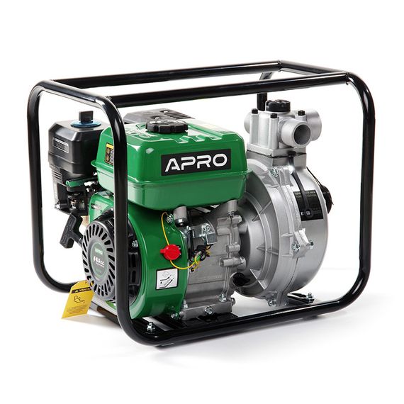 Мотопомпа WPH-30 6.5л.с. 30 м³/ч 65м (высокое давление) бензиновая 4-х тактн. APRO | Зображення 1