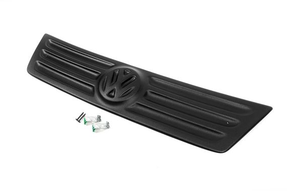 Зимняя накладка на решетку (верхняя) Глянцевая для Volkswagen Caddy 2004-2010 гг | Зображення 3