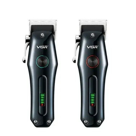 Тример VGR V-998 RED з 4 насадками та LED дисплеєм (46243-V-998 RED_369) | Зображення 3