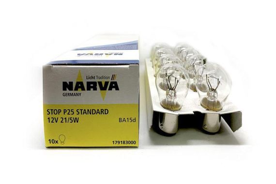 Вказівна лампа розжарювання NARVA 17918 P21/5W 12V BA15d | Зображення 1