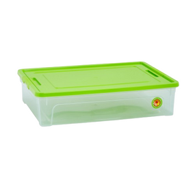 Контейнер 14л прозорий/оливковий/оливковий Smart Box Алеана