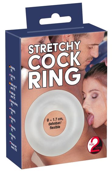 Эрекционное кольцо - Stretchy Cock Ring Clear sexstyle | Зображення 4