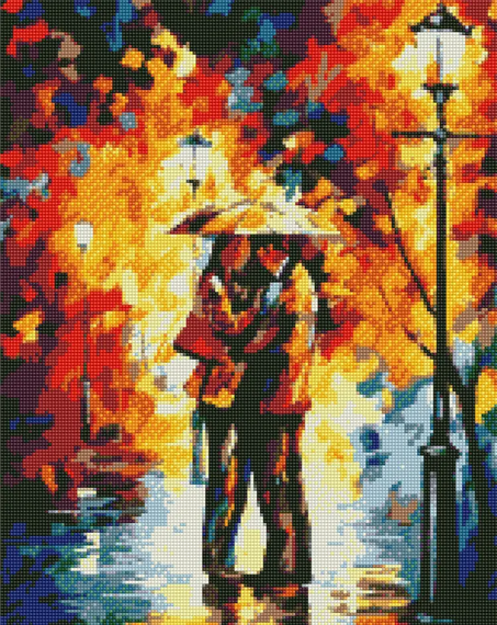 Алмазная мозаика Встреча в парке 40х50 см ColorArt SP053 | Зображення 1