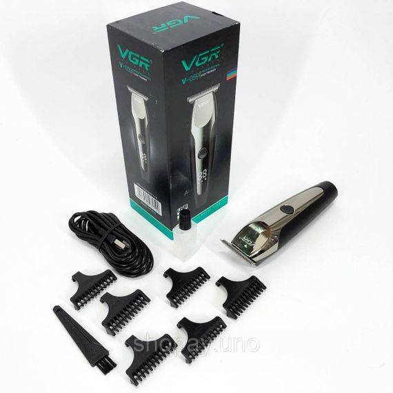 Акумуляторна машинка для стрижки VGR V-059, бездротова електробритва, машинка для стрижки для дому | Зображення 3