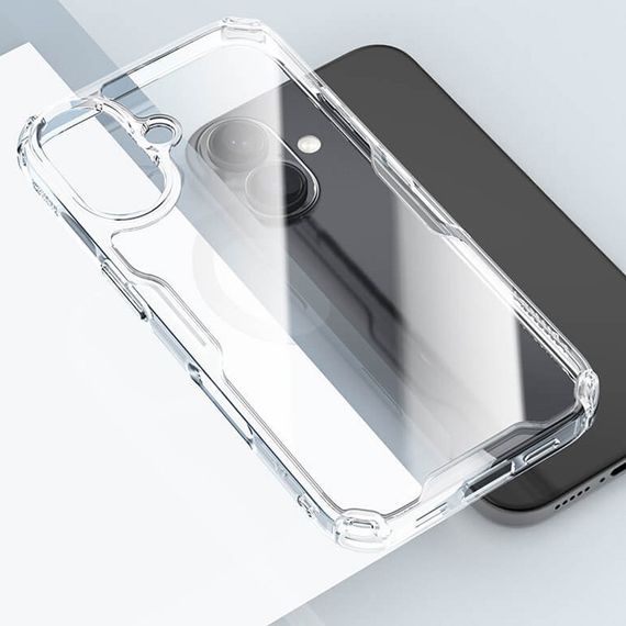 TPU чохол Nillkin Nature Pro Series для Apple iPhone 16 Plus (6.7") Безбарвний (прозорий) | Зображення 6