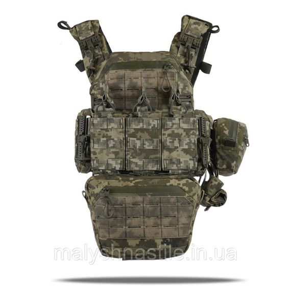 Комплект №2: Плитоноска Kiborg GU gen.2 + 6 підсумків піксель ЗСУ | Зображення 2