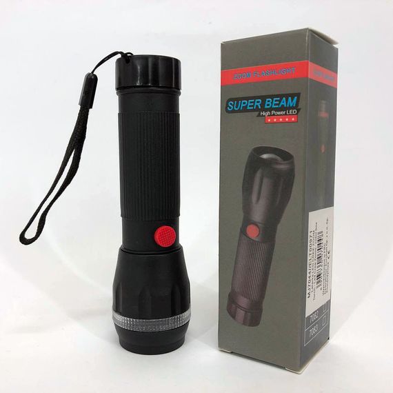 Ліхтар ручний металевий, Пило-вологозахищений ліхтарик, Ліхтар з регулюванням променя QO-60 | Зображення 6