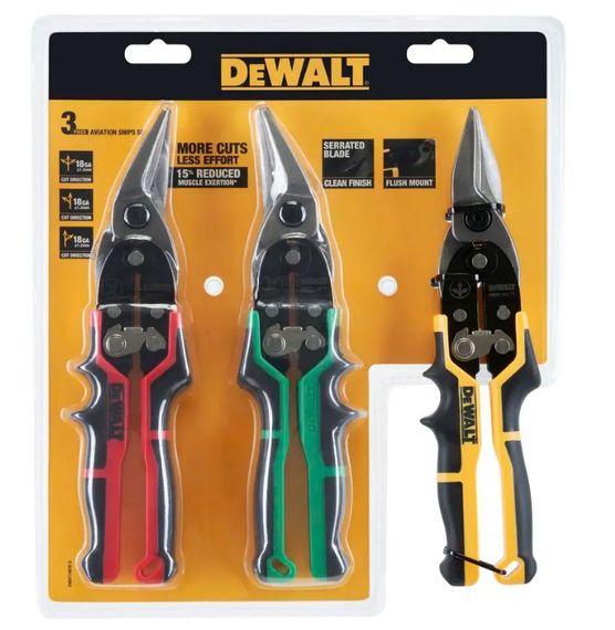 Набір ножиць по металу DeWalt ERGO Aviation довжиною 250 мм (DWHT14676-0) | Зображення 1