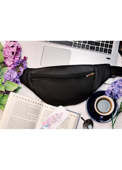 Поясна сумка бананка Sambag Soho BSH чорний 33 х 14 см (82111001)