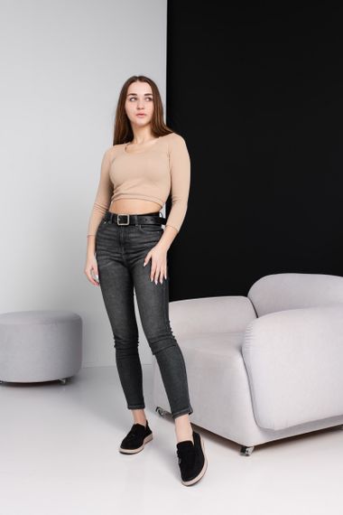 Лоферы женские Fashion Isolde 3897 40 размер 255 см Черный | Зображення 8