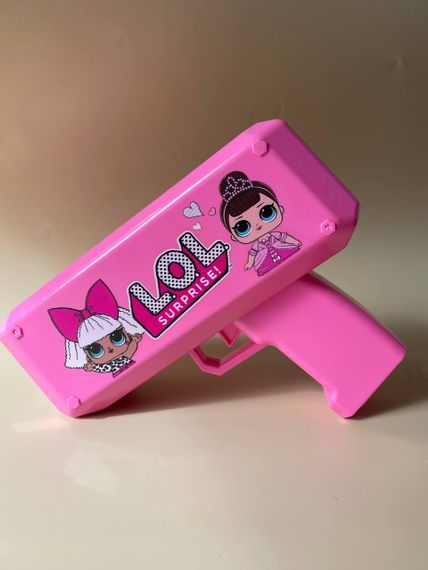 Пістолет з мильними бульками генератор мильних бульбашок Лолі Рожевий | Зображення 5