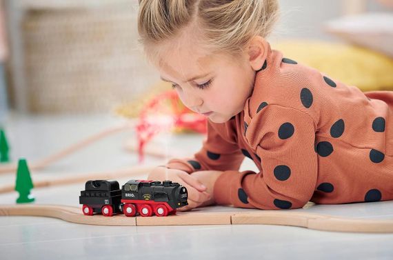 Моторизований поїзд BRIO World 33884 на батарейках і з парою | Зображення 6