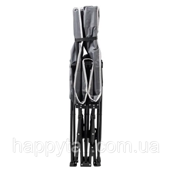 Кровать раскладная туристическая 185x60x50 см стальная раскладушка для кемпинга и дачи SJ-0033G | Зображення 3