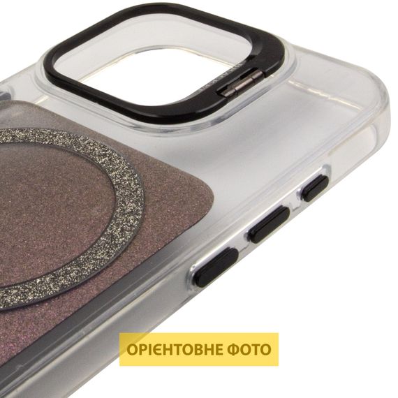 Чохол TPU+PC Jewel Sparkle with Magnetic Fit для Apple iPhone 17 (6.3") Violet Shimmer | Зображення 3