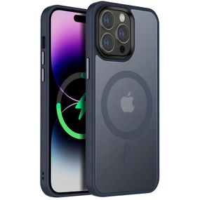 Чохол Ummi Colorful with MagSafe для Apple iPhone 14 Pro Max (6.7") Синій / Navy Blue