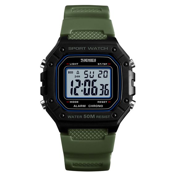 Чоловічий годинник Skmei 1496AG Army Green