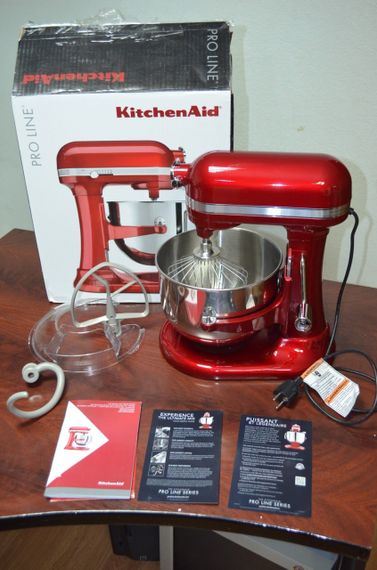 Миксер планетарный KitchenAid Pro Line® Series 7 Quart Bowl-Lift Stand Mixer Candy Apple Red | Зображення 3