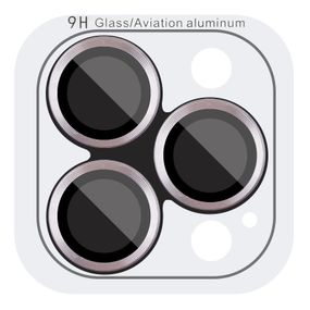 Захисне скло Metal Classic на камеру (у упак.) для Apple iPhone 15 Pro (6.1") / 15 Pro Max (6.7") Сірий / Titanium Gray