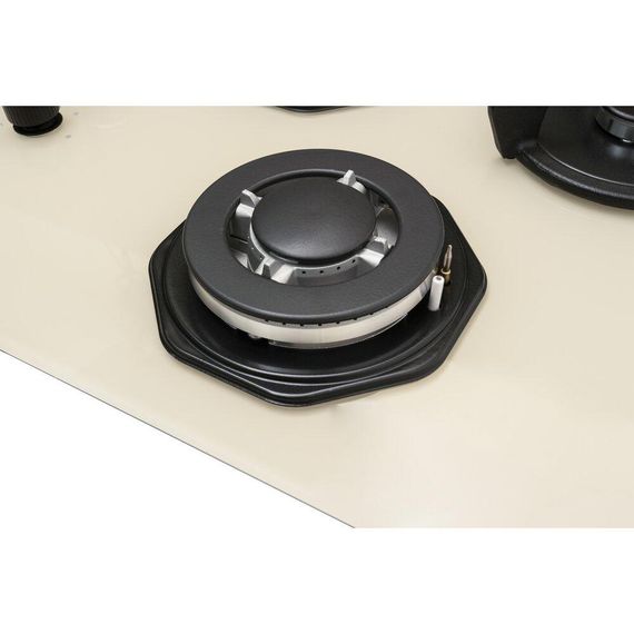 Газовая поверхность три конфорки Ventolux HG430-G3G CEST (IVORY) бежевая | Зображення 3