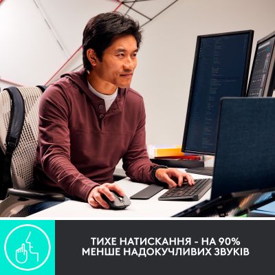 Мышка Logitech MX Master 3S for Business Performance Wireless/Bluetooth Graphite (910-006582) (910-006582) | Зображення 3