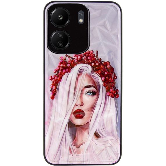 TPU+PC чехол Prisma Ladies для Xiaomi Redmi 13C / Poco C65 Ukrainian Girl | Зображення 1