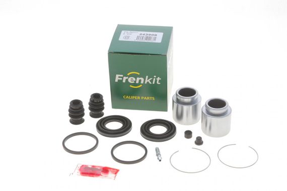 Ремкомплект суппорта переднего Mitsubishi Pajero 90- d=43mm  +2 поршня  Akebono  243908