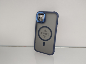 Чохол Iphone 11 із підставкою для камери MagSafe TPU Matte Противоударний
