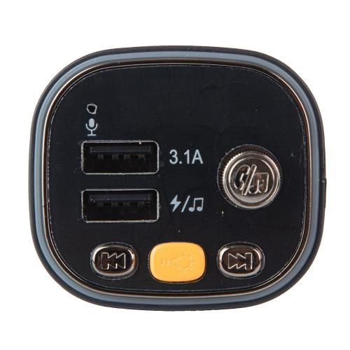 Модулятор FM, VOIN W-3320, 12-24V 2 USB 3,1A, Bluetooth 5.0, Hands-free, ambient light | Зображення 2