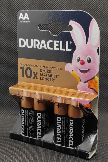 Батарейка пальчиковая AA Duracell ( 4шт. ) | Зображення 1
