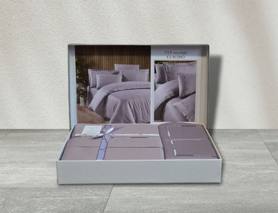 Постільна білизна First Choice V. I. P Satin Moonlight 200 х 220 см Claudio Lavender | Зображення 2