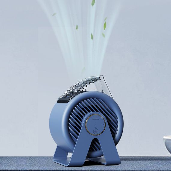 Настільний вентилятор F7-B Snail 2200mAh Blue | Зображення 4