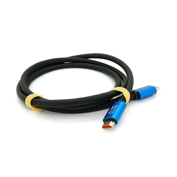 Кабель Merlion HDMI-HDMI 4Kx2K Ultra HD, 1.5m, v2.0, круглий Black, Blister-box