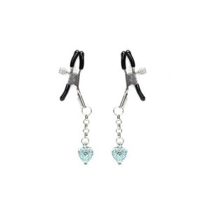 Зажимы для сосков Liebe Seele Glow-in-dark Nipple Clamps Light Blue Sex Aura