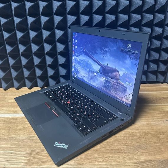 Ноутбук Б-класс Lenovo ThinkPad T450 / 14" (1366x768) TN / Intel Core i5-5300U (2 (4) ядра по 2.3 - 2.9 GHz) / 8 GB DDR3 / 128 GB SSD / Intel HD Graphics 5500 / WebCam б/у | Зображення 5