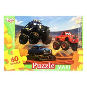 Дитячі пазли-максі "Перегони на джипах" Mx60-12-08, 60 елементів