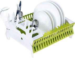 Органайзер – сушилка Collapsible Dish Rack ∙ Складная кухонная подставка для сушки посуды