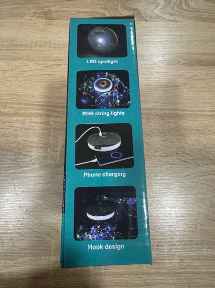 Акумуляторний ліхтар з гірляндою, USB та магнітним кріпленням / Підвісний ліхтар для кемпінгу 20м | Зображення 3