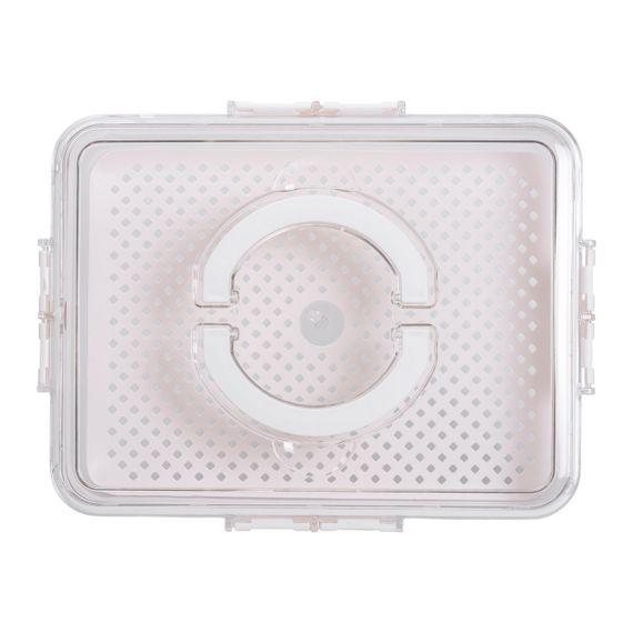 Контейнер для їжі з ручкою 31х24х7 см пластиковий харчовий контейнер 2.5 л HP-27-10 | Зображення 6