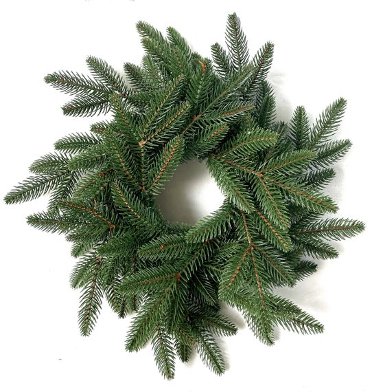 Вінок різдвяний Classic литий d-40 см зелений