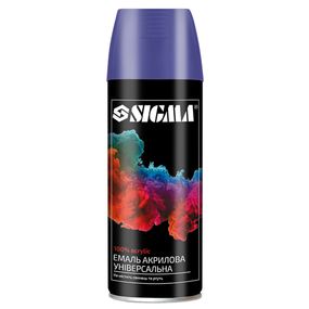 Емаль аерозольна акрилова 400мл Ral 5022 темно-синій глянець Sigma (2737151)