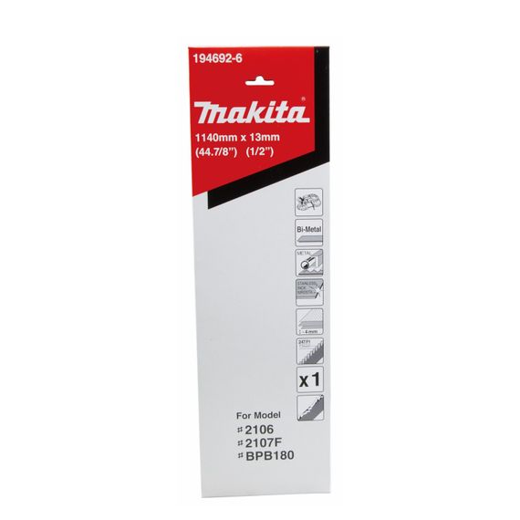 Полотно по металу 13 х 1140 мм 24T для Makita 2106, 2107FK, DPB180, PB002G (194692-6)