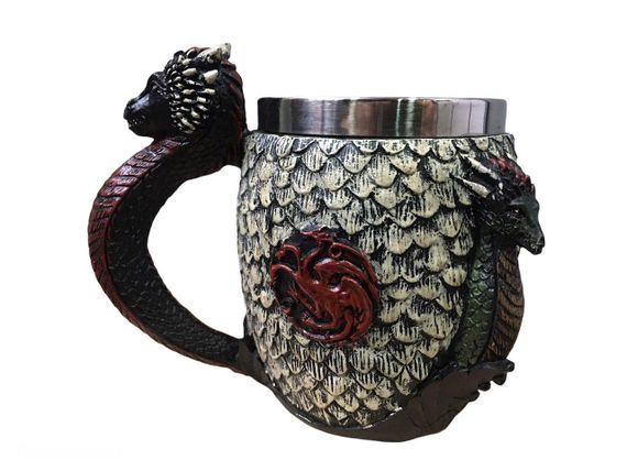 Кухоль Чашка Гра Престолів Fire and Blood Targaryen 3D Будинок Таргарієн Таргарієнси | Зображення 1