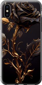 Чехол на iPhone XS Роза 3 "5552u-1583-17620"