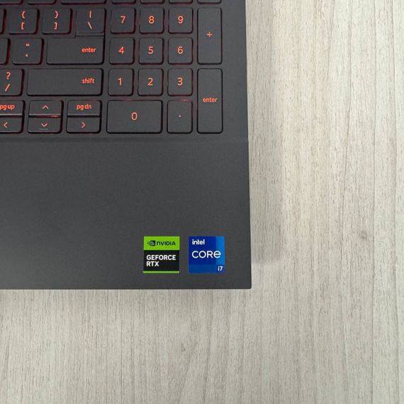 Игровой ноутбук Б-класс Dell G15 5530 / 15.6" (1920x1080) IPS / Intel Core i7-13650HX (14 (20) ядер по 3.6 - 4.9 GHz) / 16 GB DDR5 / 512 GB SSD / nVidia GeForce RTX 4060, 8 GB GDDR6, 128-bit / WebCam б/у | Зображення 2