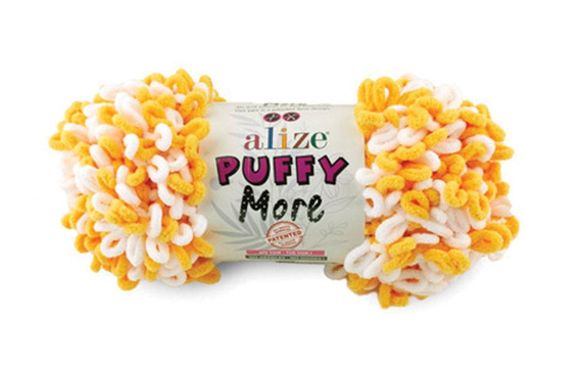 ALIZE PUFFY MORE 6560 алізе пуффі море алізе пуффі мо плюшева пряжа